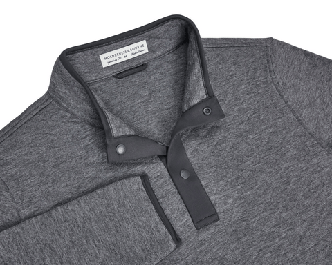 The Sullivan Quarter-Snap: Heathered Charcoal