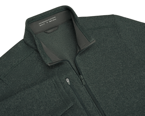 Holderness & Bourne Men’s Dark Green Fleece Jacket