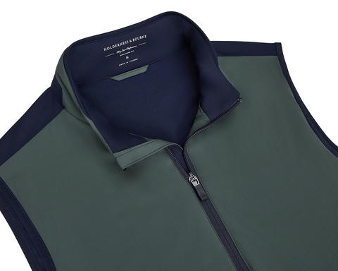Holderness & Bourne Men’s Green Golf Vest