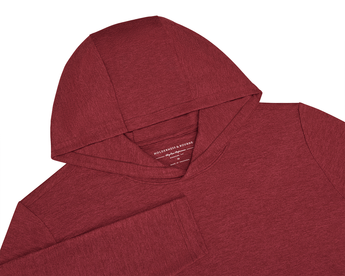 Holderness & Bourne Men’s Burgundy Hoodie