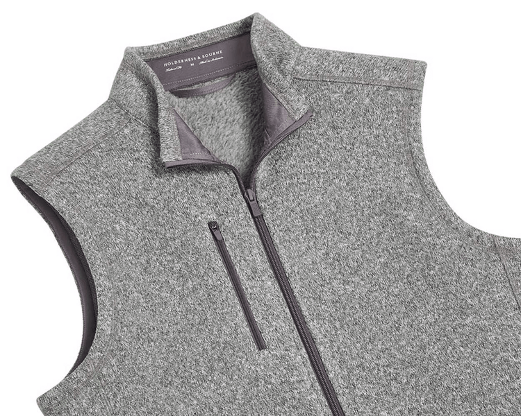 Men's Gray Vest | Holderness & Bourne