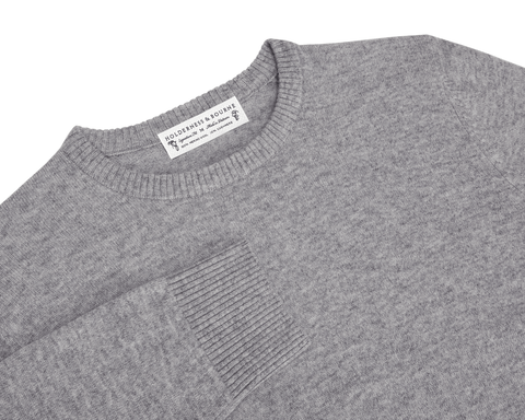 Holderness & Bourne Men’s Light Gray Crewneck Sweater