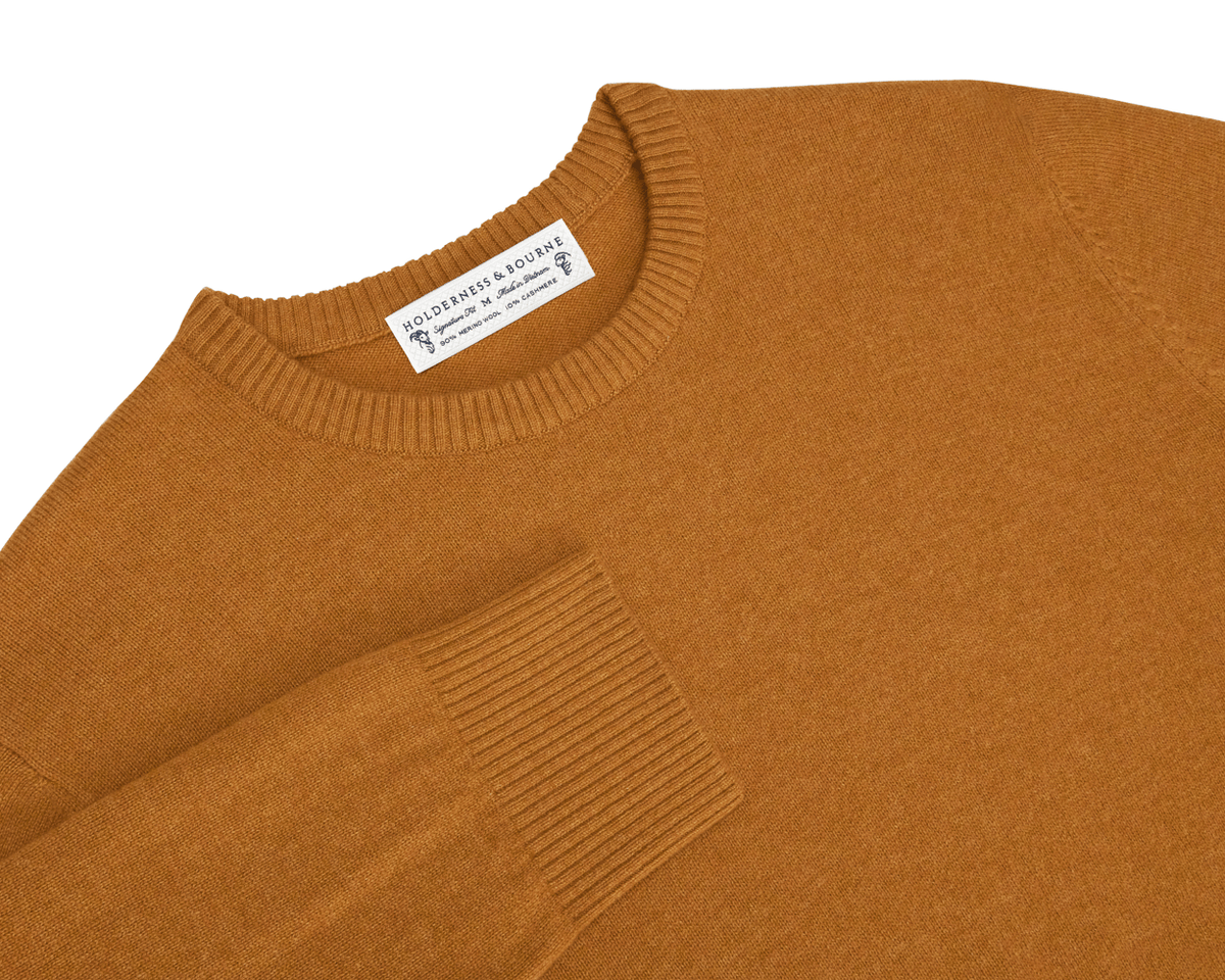 Holderness & Bourne Men’s Golden Yellow Pullover Sweater