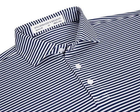 The Maxwell Shirt: Navy & White