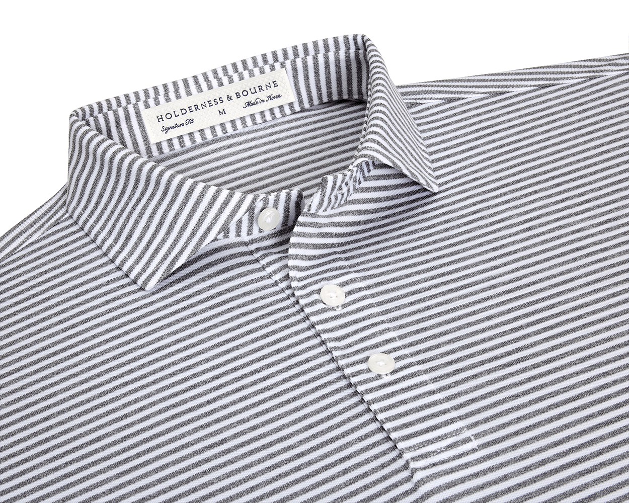 The Maxwell Shirt: Gray & White