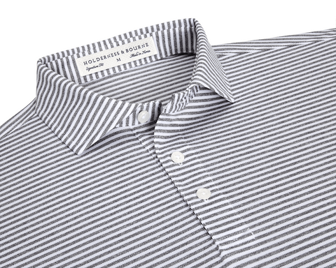 The Maxwell Shirt: Gray & White
