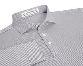 The Burke Shirt: Gray & White