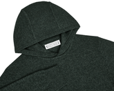 The Logan Hoodie Sweater: Heathered Ivy