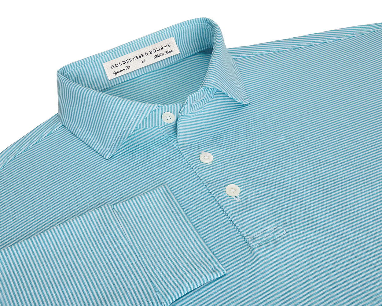 The Burke Shirt: Harbor & White