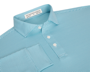 The Burke Shirt: Harbor & White