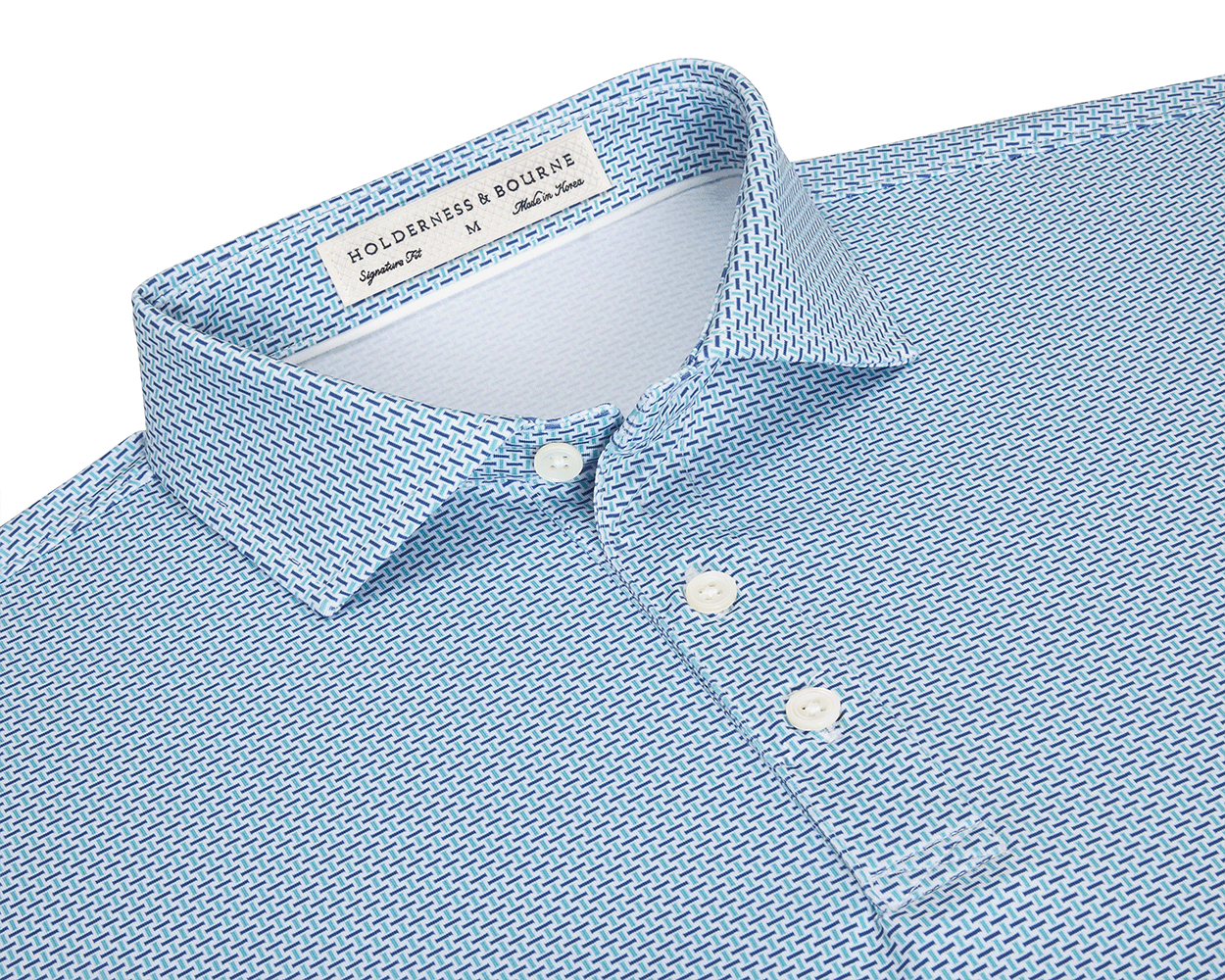 The Davis Shirt: Harbor & Maidstone Blue