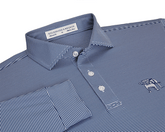 Yale Golf Course Burke Shirt: Navy & White