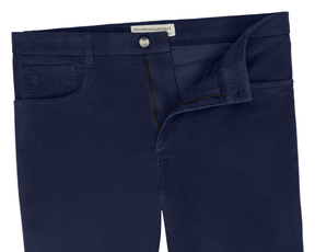 Men's Navy Blue Corduroy Pants -  34" Length