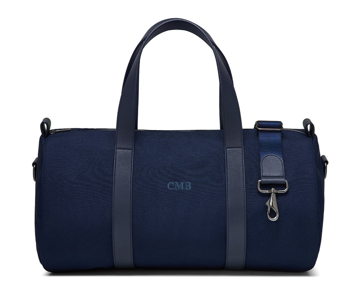 The Marston Banker Bag: Navy Ballistic - Navy Embroidery