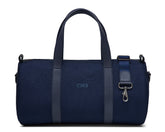 The Marston Banker Bag: Navy Ballistic - Navy Embroidery