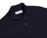 Holderness & Bourne Men’s Navy Quarter Zip Sweater