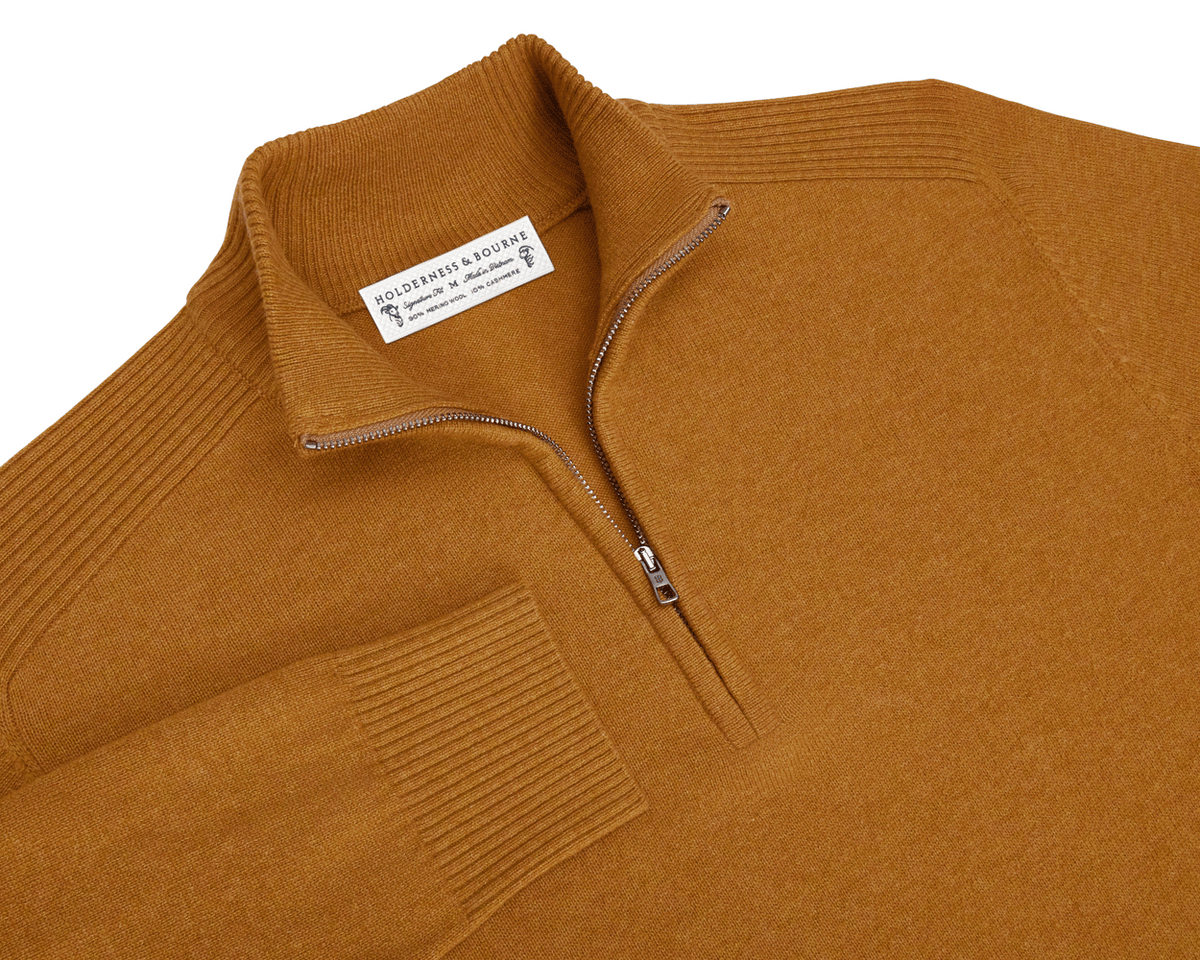 Holderness & Bourne Men’s Golden Yellow Sweater