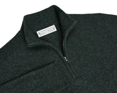 Holderness & Bourne Men’s Olive Green Quarter Zip Sweater