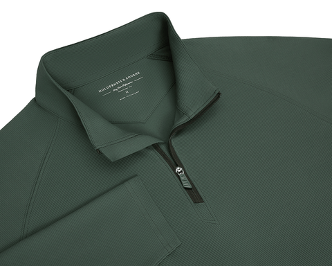 The Stuart Quarter-Zip: Ivy