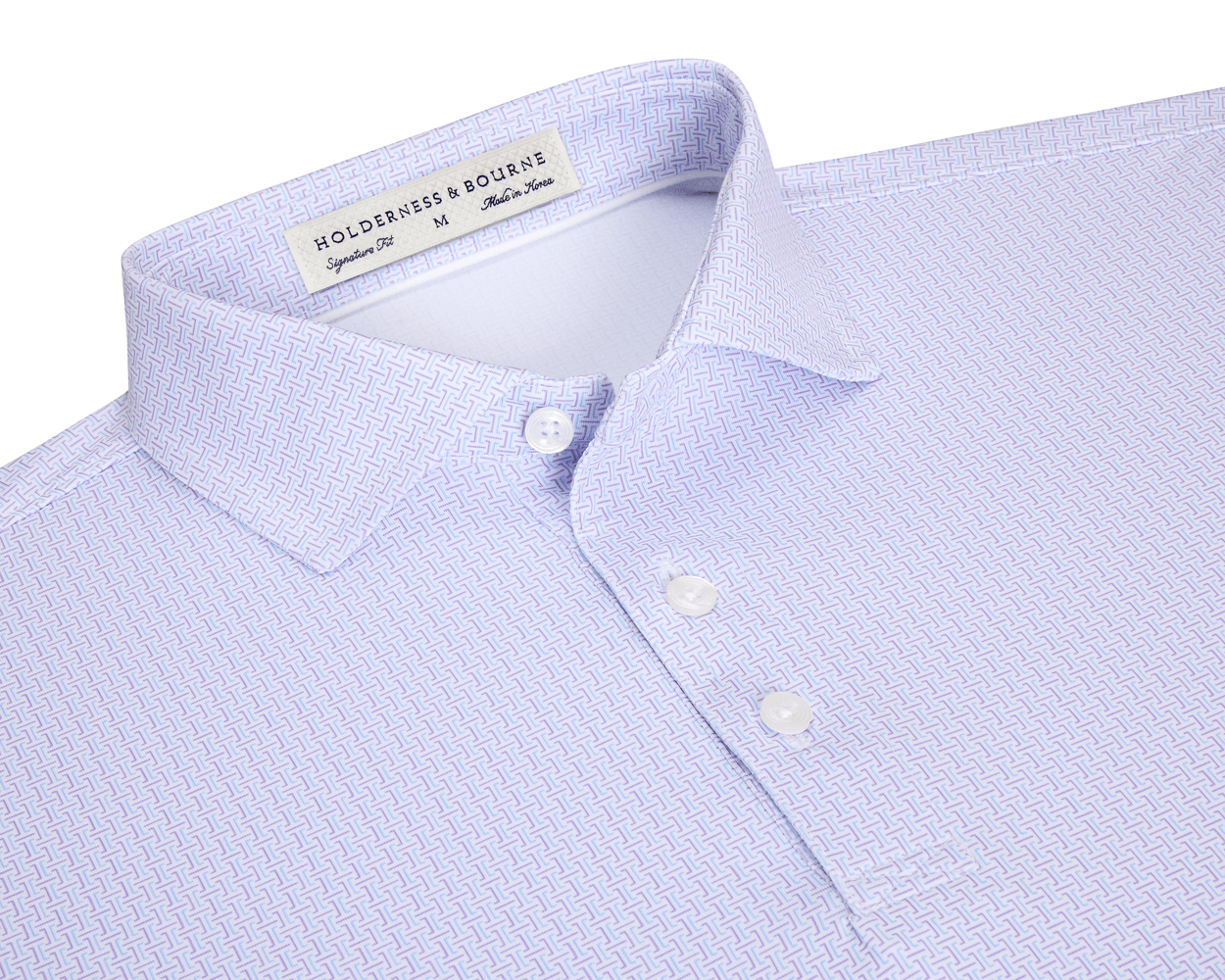 The Norwood Shirt: Vista Blue & Tudor