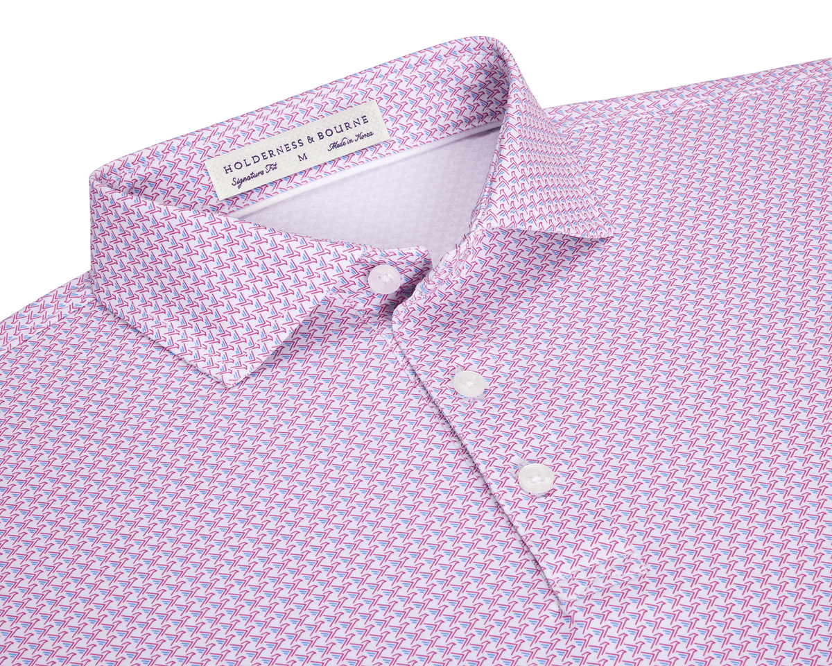 The Justice Shirt: Horizon Blue & Cabernet