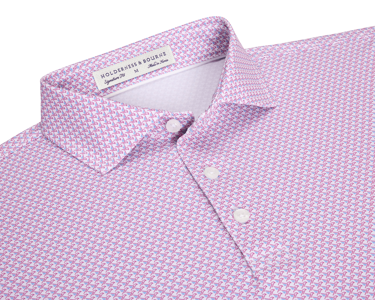 The Justice Shirt: Horizon Blue & Cabernet