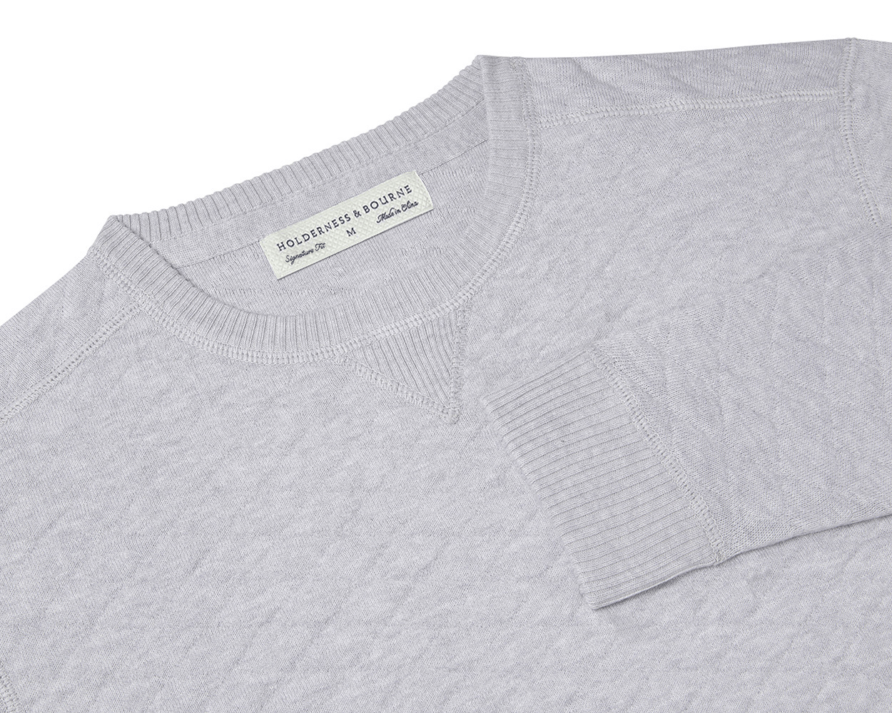 The Ward Crewneck Sweater: Heathered Gray