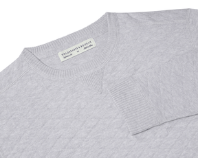 The Ward Crewneck Sweater: Heathered Gray