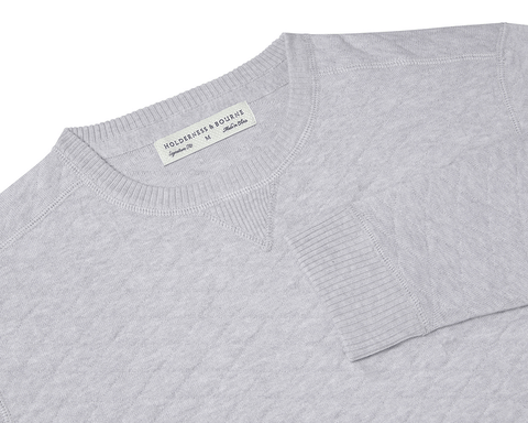 The Ward Crewneck Sweater: Heathered Gray