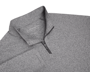 The Darrow Quarter-Zip: Heathered Charcoal
