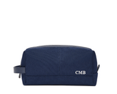 The Littler Dopp Kit: Navy Ballistic - White Embroidery