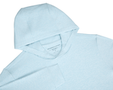 The Hamilton Hoodie: Heathered Harbor & White