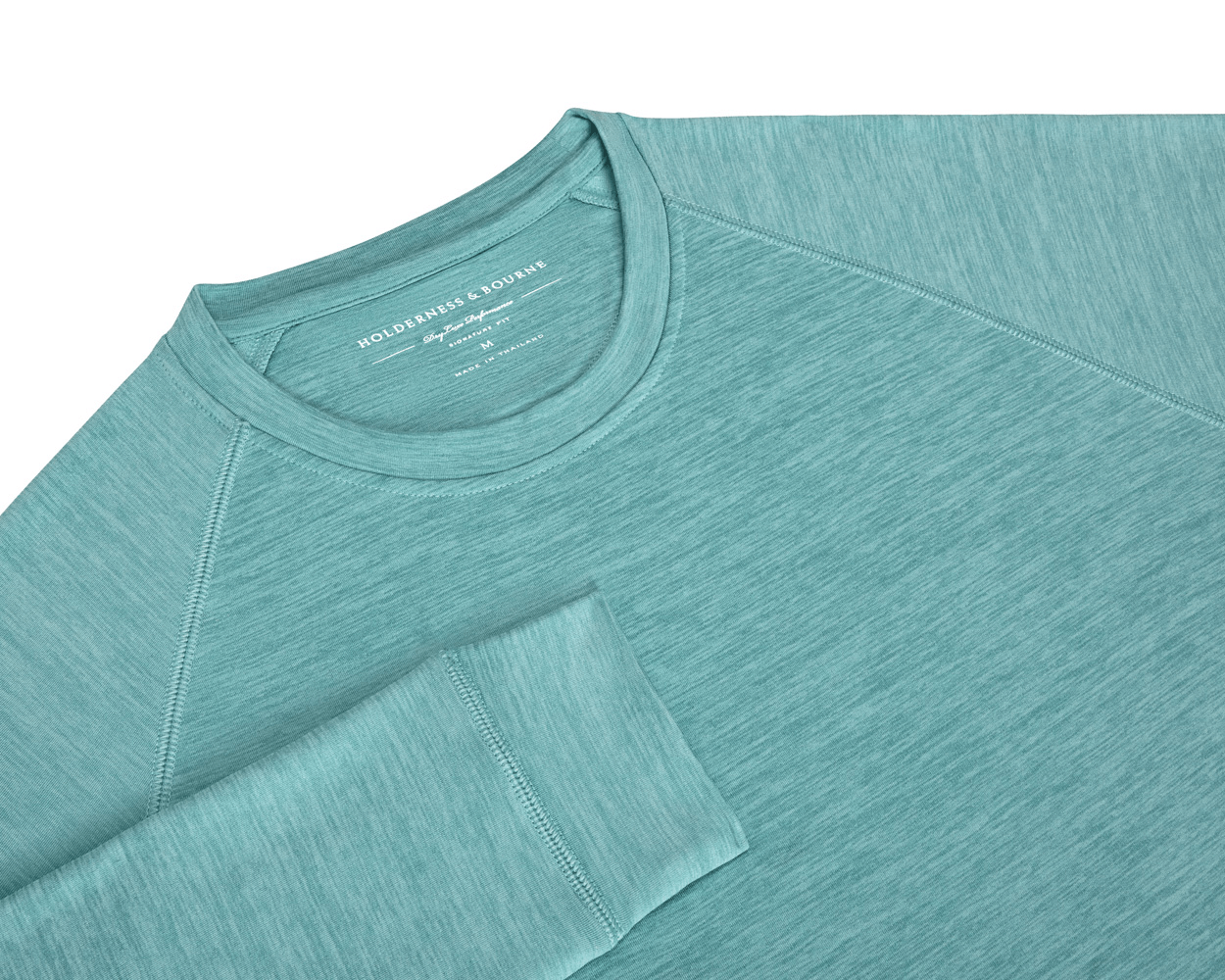 The Laidlay Crewneck: Heathered Harbor