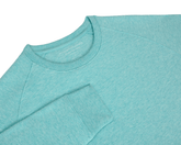 The Kennedy Crewneck: Heathered Harbor