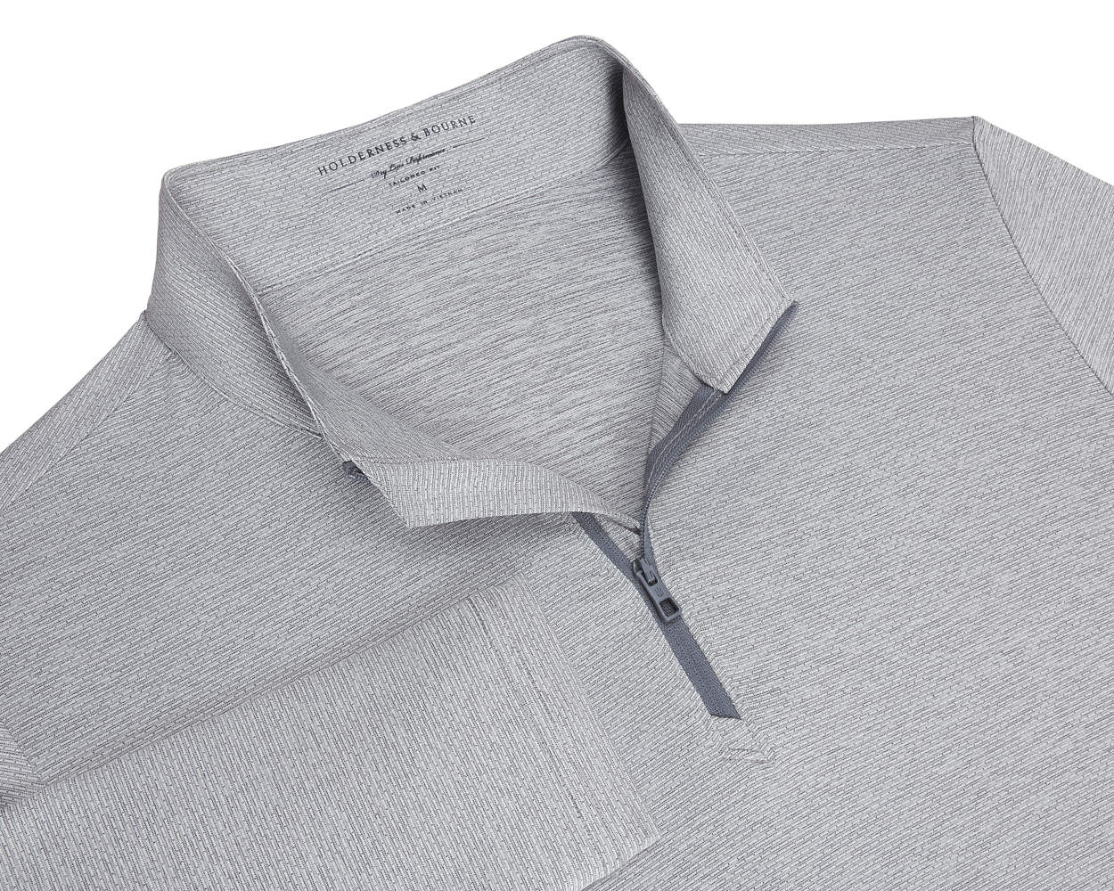 The Bell Quarter-Zip: Heathered Gray