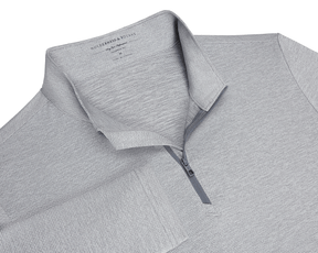The Bell Quarter-Zip: Heathered Gray