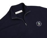 2026 U.S. Open Heathered Navy Cunningham Quarter-Zip Sweater