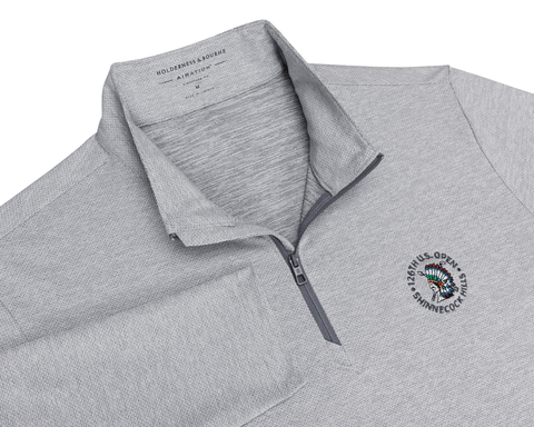2026 U.S. Open Heathered Gray Bell Pullover