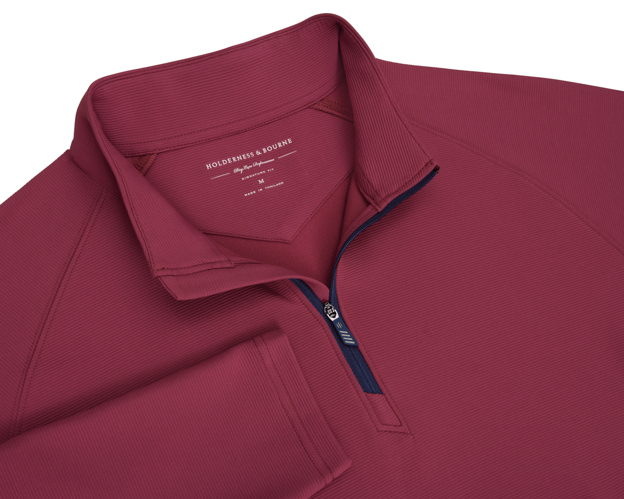 The Stuart Quarter-Zip: Cabernet
