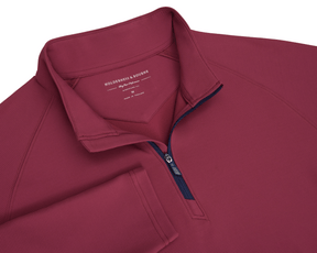The Stuart Quarter-Zip: Cabernet