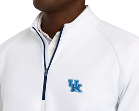 University of Kentucky Rodgers Quarter-Zip: White