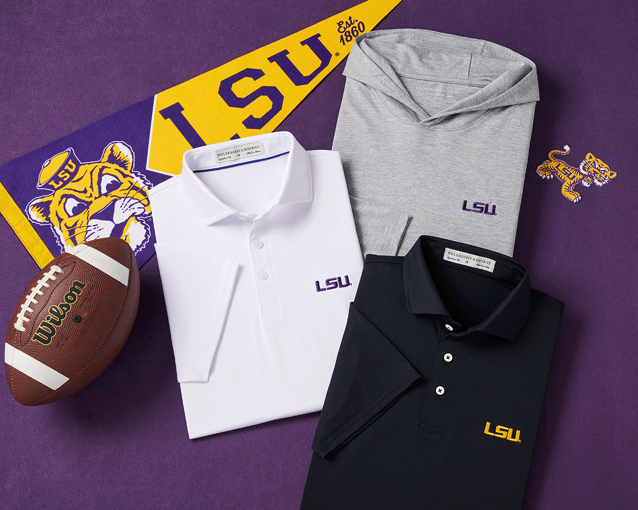 Louisiana State University Macdonald Shirt: Black