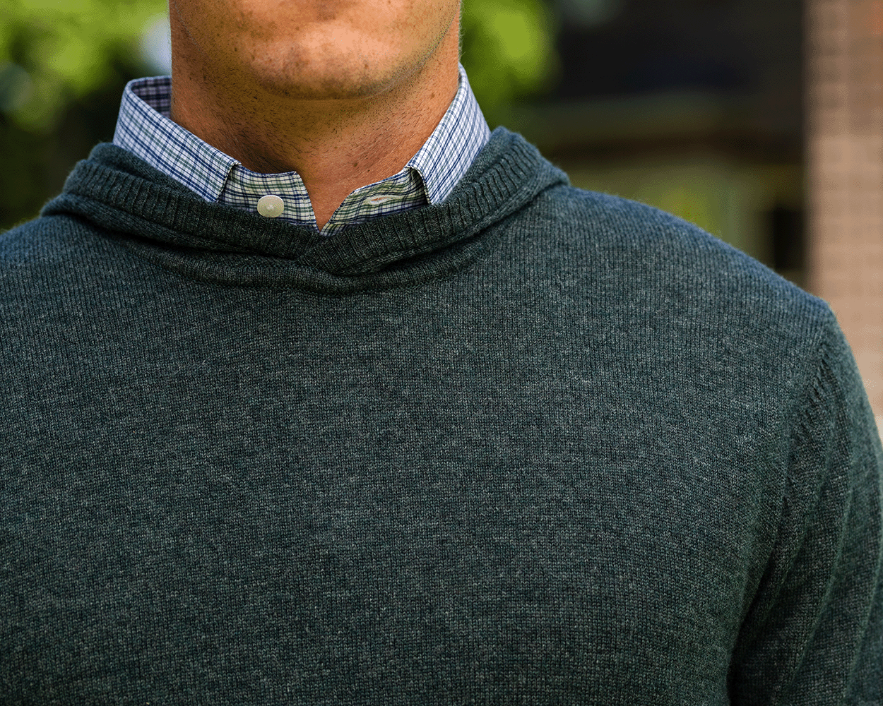 The Mendenhall Shirt: California Spruce & Navy