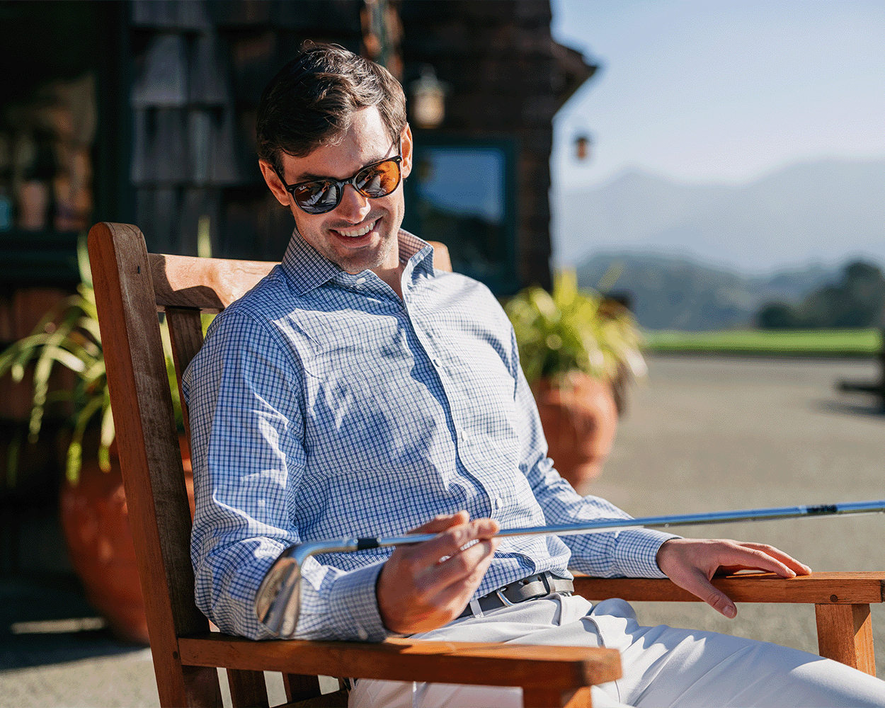 The Mendenhall Shirt: California Spruce & Navy
