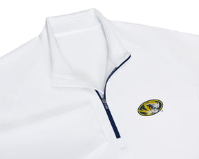 University of Missouri Rodgers Quarter-Zip: White