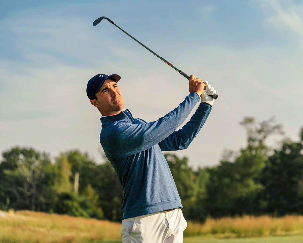 The Monroe Quarter-Zip: Heathered Andover