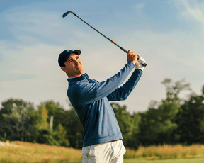 The Monroe Quarter-Zip: Heathered Andover