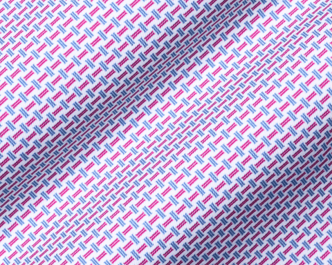 The Norman Shirt: Cabernet & Horizon Blue