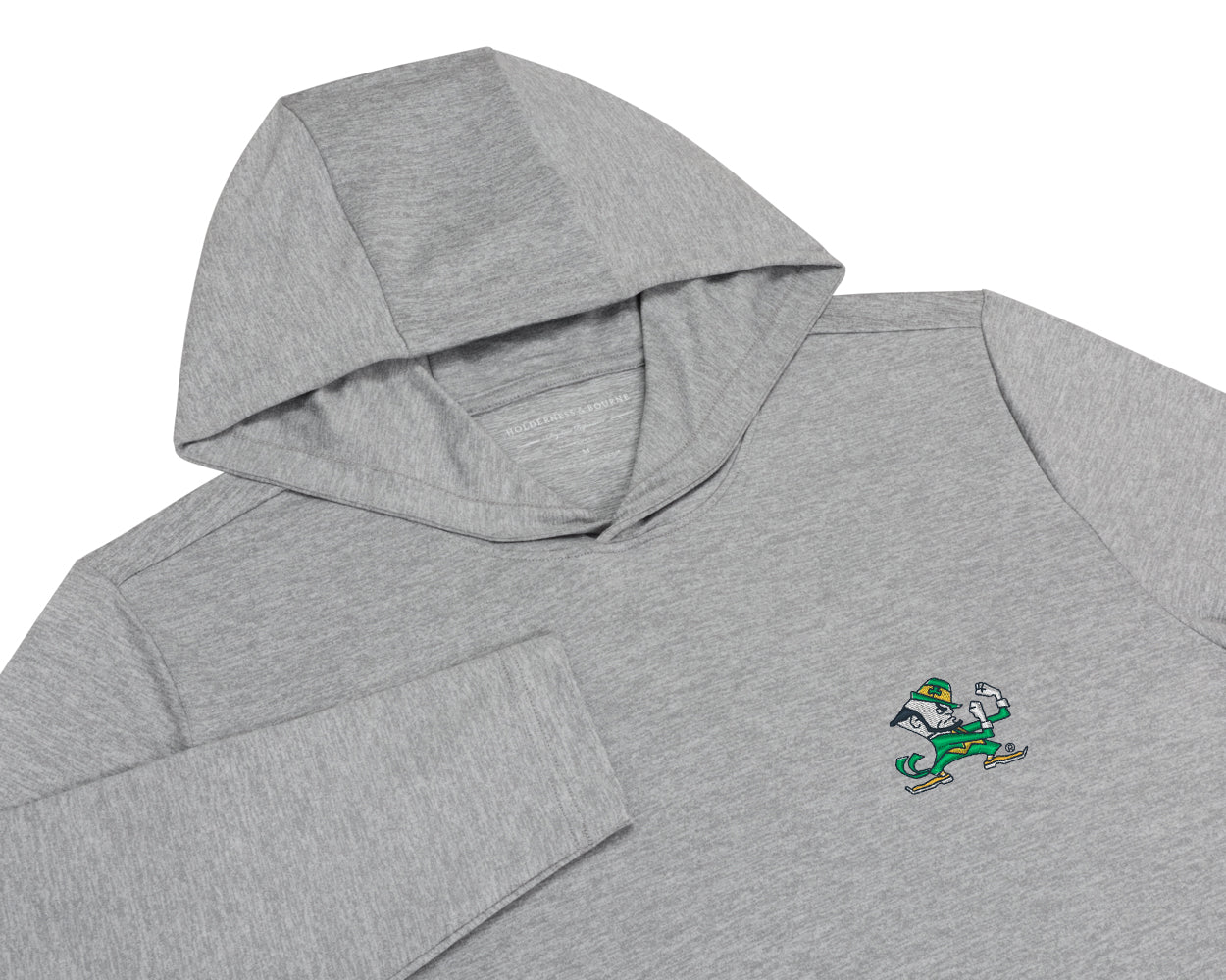 University of Notre Dame Stowe Hoodie: Heathered Gray