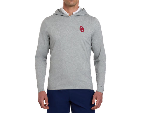 University of Oklahoma Stowe Hoodie: Heathered Gray
